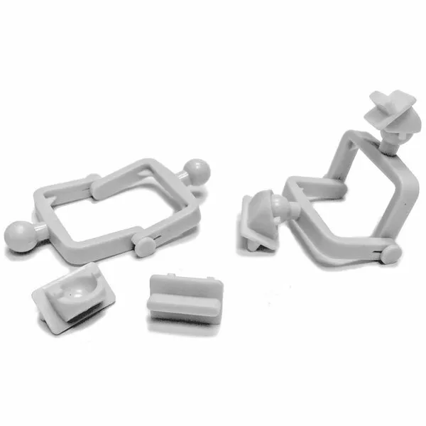 Dental Lab Disposable Plastic Articulator (100 Sets) White 604-102