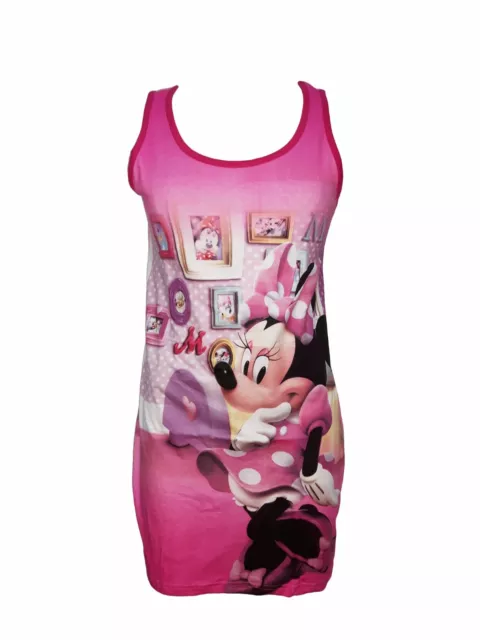 camicia da notte donna spalla larga cotone MINNIE topolina disney art. 96108