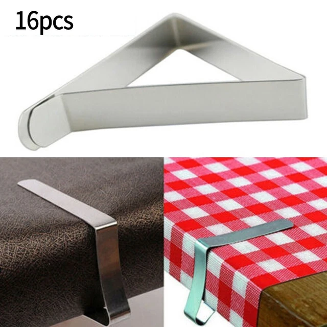 12 Pinces à Nappe Motifs Mignons - Acier Inoxydable - Pour Fixer Nappe En Extérieur/intérieur