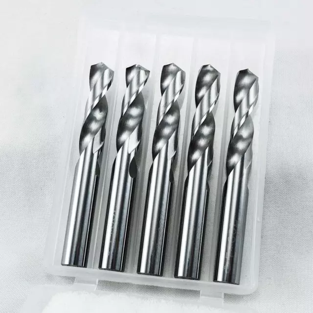 KLOT Solid Carbide Drill Bit 6mm-9.5mm 2-Flute Long Length Straight Shank K10 3