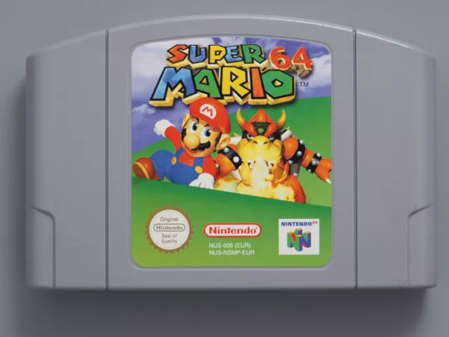 Super Mario 64 *100% GENUINE* PAL Cartridge Only for Nintendo 64 N64 VGC