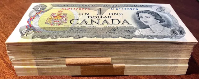 1973 - Canadian One Dollar Banknote, 1$ - Bank Of Canada. Uncirculated.