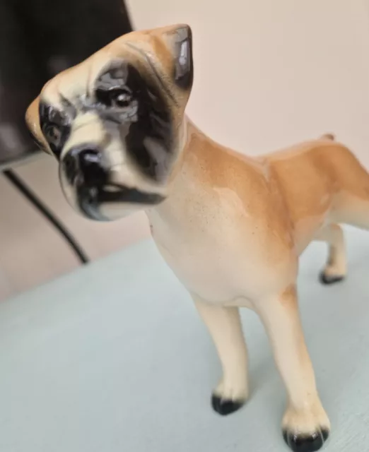 Classic Boxer Dog ceramic  Ornament, preowned,In fabulous condition.