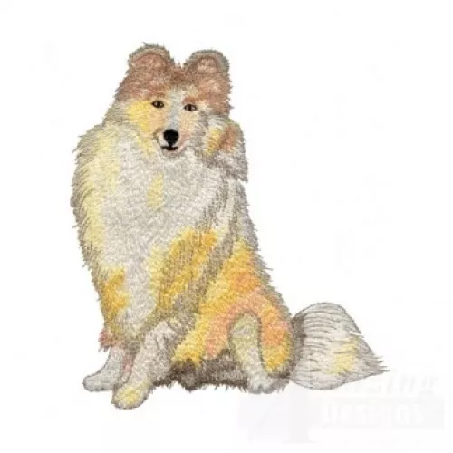 Embroidered Ladies Jacket - Shetland Sheepdog Sheltie AD020