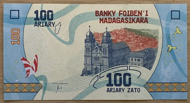 Madagaskar 100 Ariary, Banknote 2017. UNC