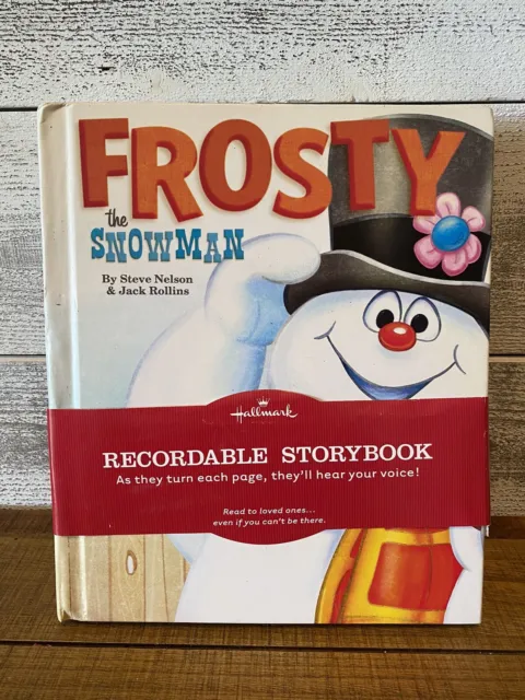 Hallmark Recordable Frosty the Snowman Storybook -Read It Recording Your Voice!