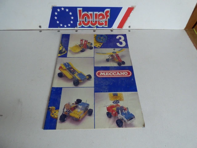 Notice Originale MECCANO - Constructeur D'Automobiles N°1 - Document Ancien