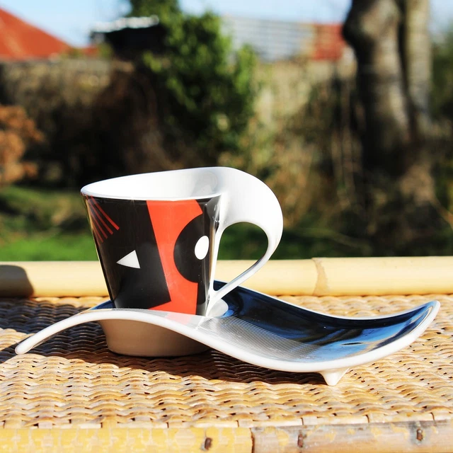 Tasse à Café Et Sous-tasse Villeroy & Boch Summerday - Porcelaine Florale Vintage - Lot Neuf