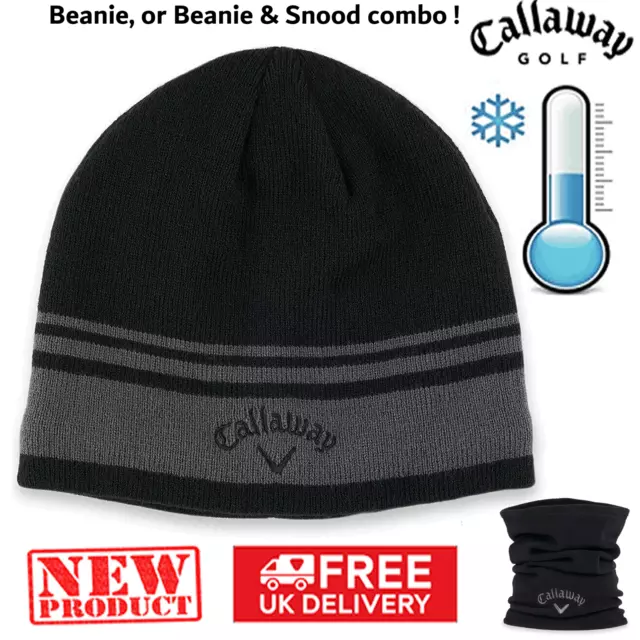 Mens Golf Hat Winter Golf Hat Callaway Beanie Golf Beanie Hat Fleece Lined Hat