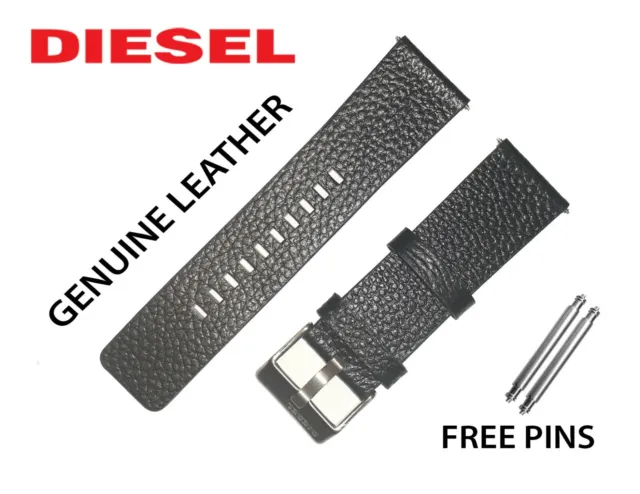 Original DIESEL Watch Strap Band BLACK 24mm DZ1514 DZ1652 DZ4206 DZ4392 DZ1479