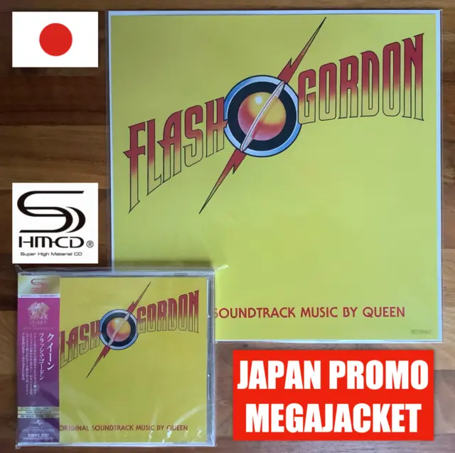 JAPAN PROMO 24x24cm MEGAJACKET +SHM-CD w OBI  & INSERT! FLASH GORDON QUEEN 2020