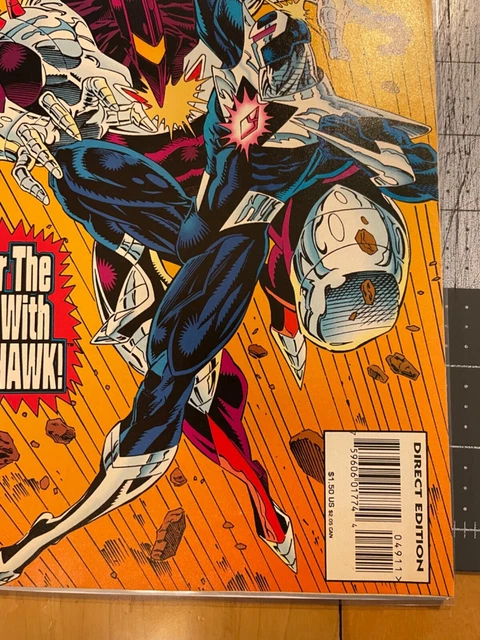 Darkhawk #49 Marvel Comics, HTF Low Print Run 1st Overhawk combined shipping 2
