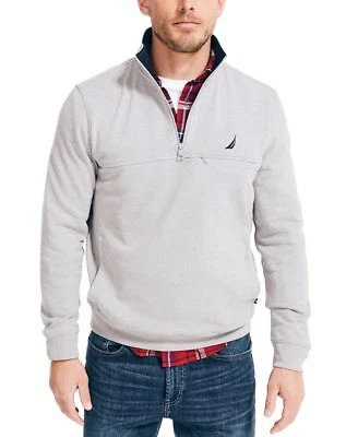 Nautica Mens J-Class Classic-Fit 14- Grey Heather L GRAY Size LRG MEDREG