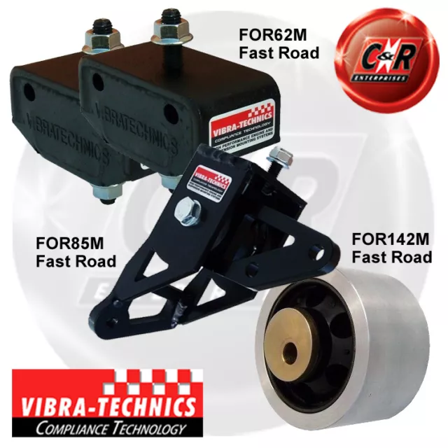 Fits Ford Fiesta MK3 RS1800 Vibra Technics Full Engine Mount Road Kit