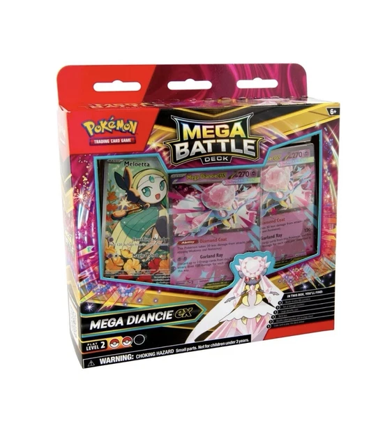 Pokémon JCC – Deck Méga-Combat Méga-Diancie-ex – 60 Cartes Prêt à L’Emploi – Idéal Débutant