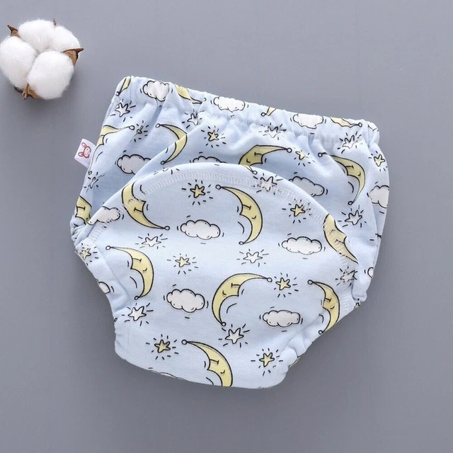 Reusable Baby Training Pants Cloth Waterproof Infant Diaper Nappies M - Size