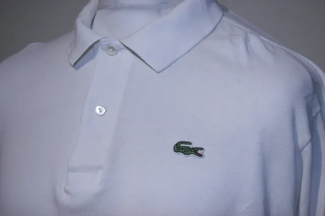 Lacoste Classic Polo Shirt - 6 / XL - White - Long Sleeve Casual Pique Top