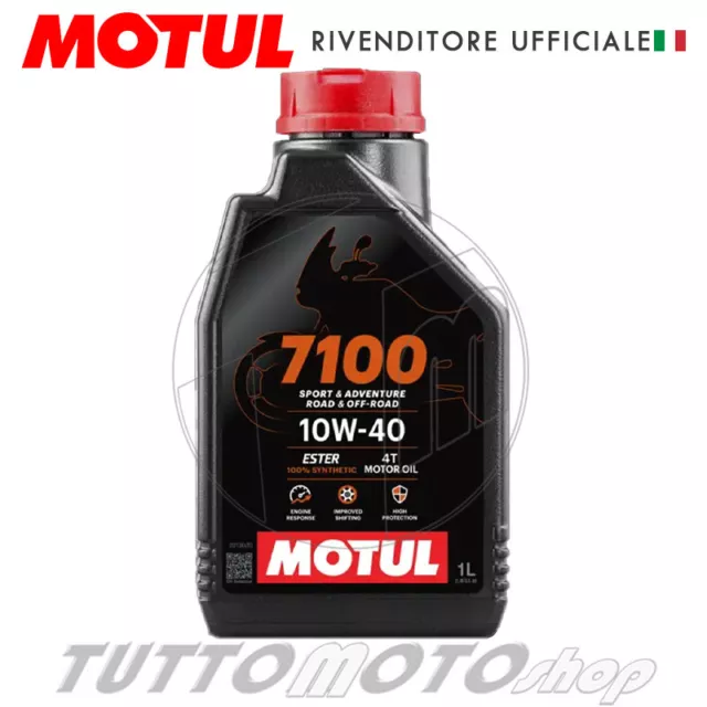 Kit Tagliando Honda Hornet 600 2005 2006 Olio Motul 7100 Filtri Candele Grasso 3