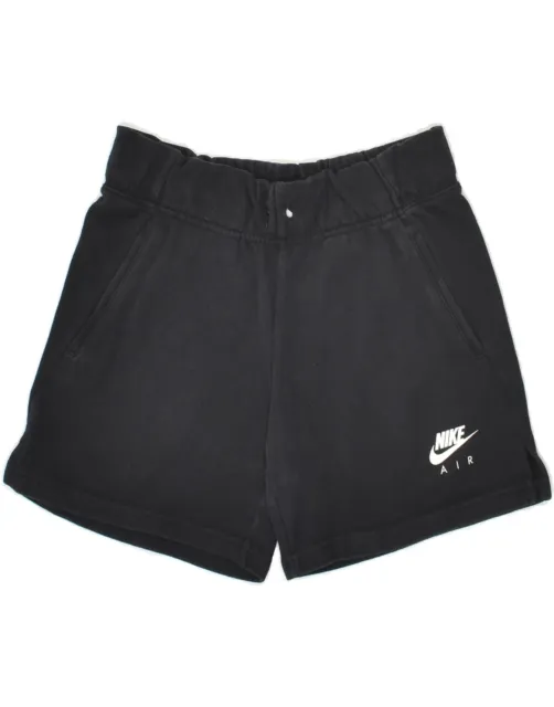 NIKE Girls Sport Shorts 10-11 Years Medium Black Cotton AS02