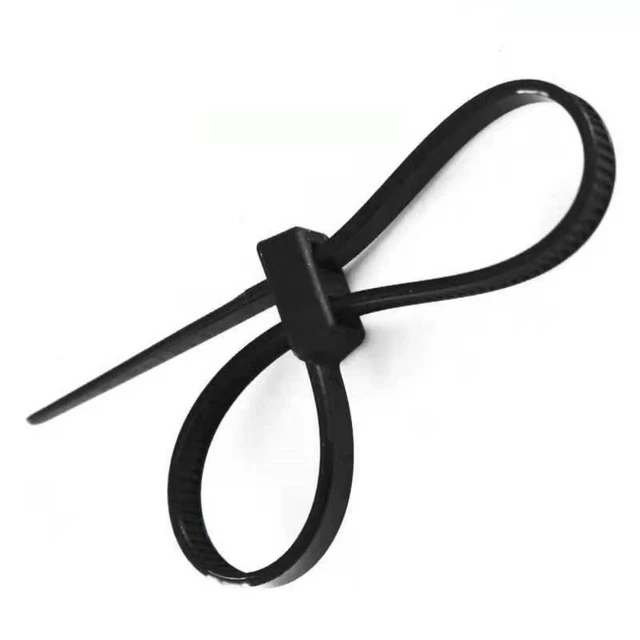 Cravatta con cerniera cravatta elettrica nylon chiusura anello cravatta doppia fascia flessibile