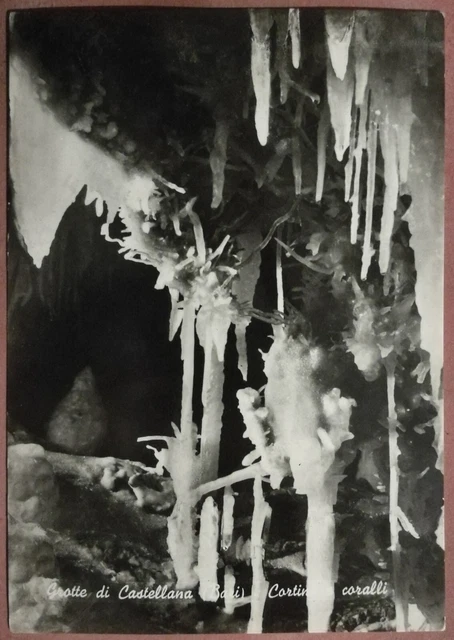 GROTTE DI CASTELLANA (Bari) - CORTINE E CORALLI 1964