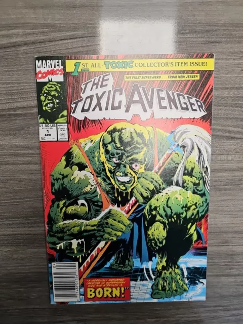 Toxic Avenger Vol. 1 #1 Marvel Comics Comic Book Newsstand April 1991