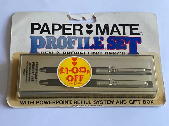 Vintage Papermate Profile Pen Set