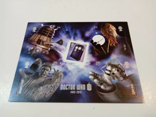 GB 2013 Dr Who Mini Stamp Sheet 1963-2013 Mint Never Hinged MNH SG MS3451