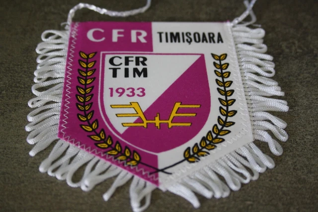 Ancien Fanion/pennant CFR Timisoara - Roumanie - Vintage