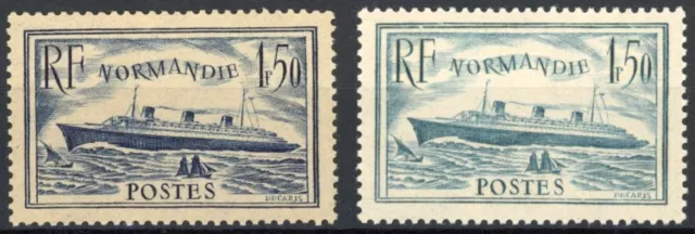 [3483] France 1935-36 boats good set very fine MNH stamps val $270