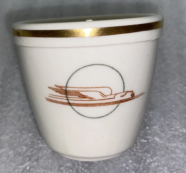 Union Pacific Winged Streamliner Railroad china demitasse C&S Scammels Trenton 3