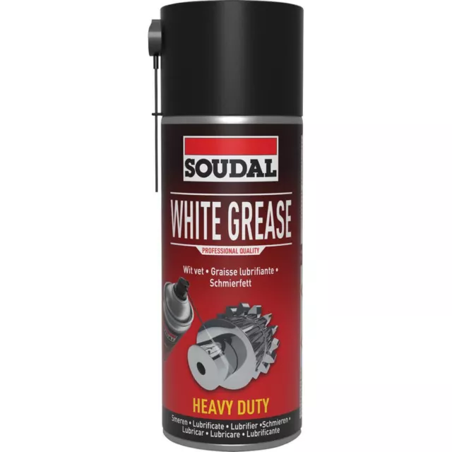 Soudal Grasa Lubricante Impermeable Schmierspray 400ML Spray Grasa Aceite