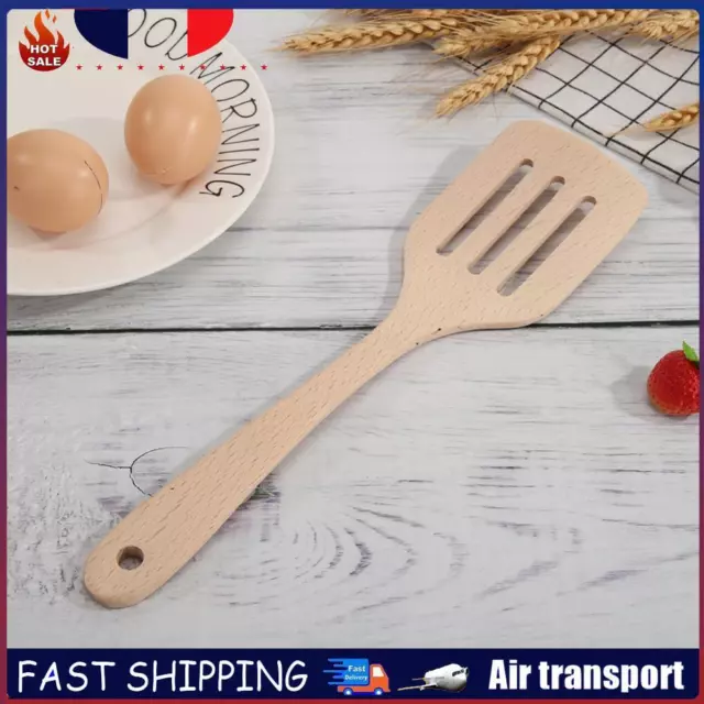 Wooden Kitchen Utensils Cooking Shovel Spatula Spoon Non-stick Turner (D) FR