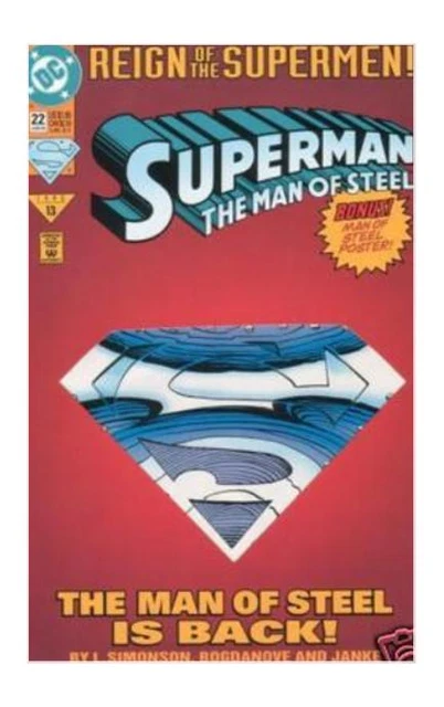 Superman: The Man of Steel #22 [Die-Cut Cover Edition] (June 1993, DC Comics)