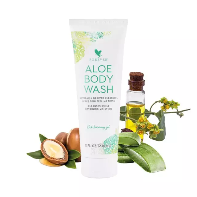 Forever Aloe Body Wash - Nettoie et Revitalise la Peau Délicatement - 236 ml