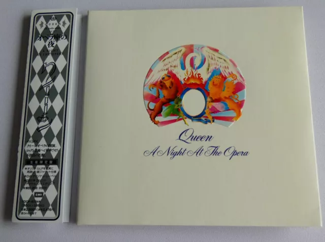 Cd Album Digipack A Night At The Opera Queen 12 Titres Made In Japan Mini Lp