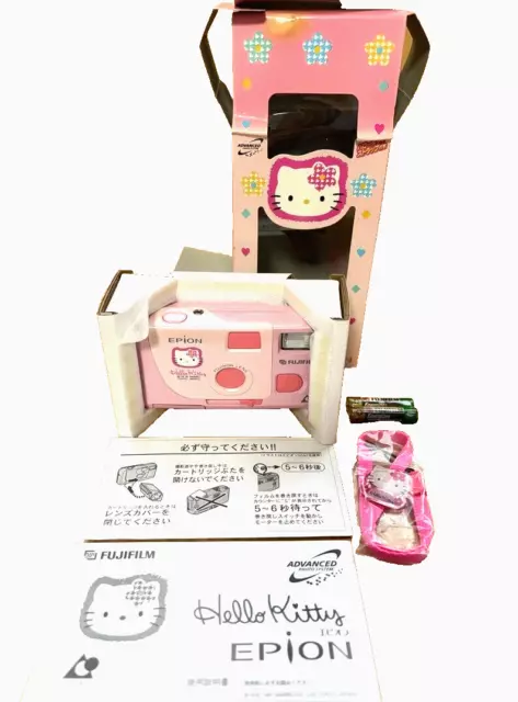 [Near Mint]Fujifilm Epion HELLO KITTY Film camera sanrio kawaii Pink  with box