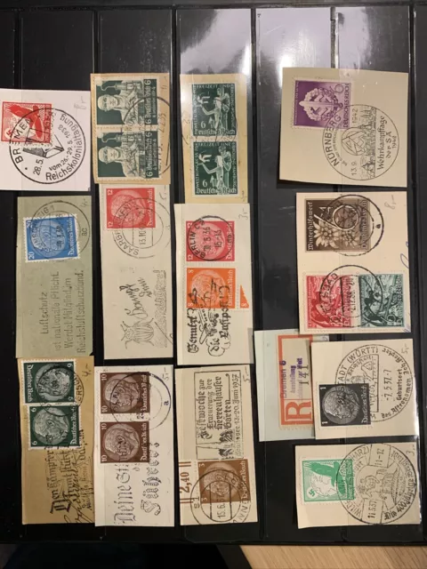 Briefmarken Deutsches Reich Sonderstempel Lot