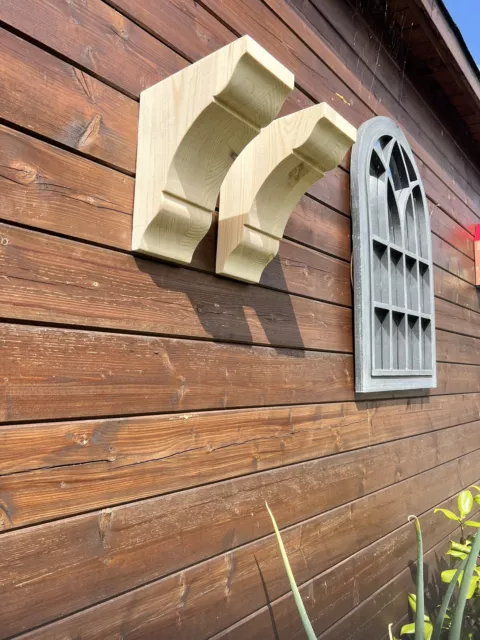 A Pair Of Extra Large Victorian Style  Corbels