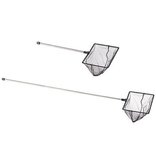 Fine Mesh Fish Tank Net with Long Handle – Aquarium Fish Net with Extendable ...