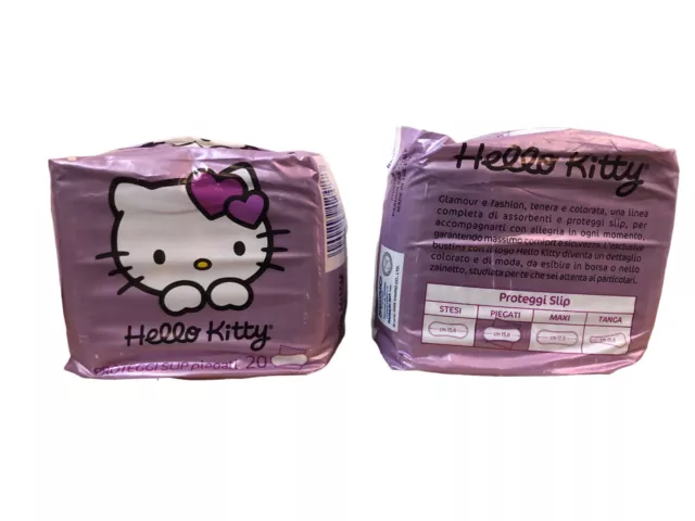 33 Confezioni Assorbenti Donna Da 20 Proteggi Slip Hello Kitty Totale Di 660 Pz