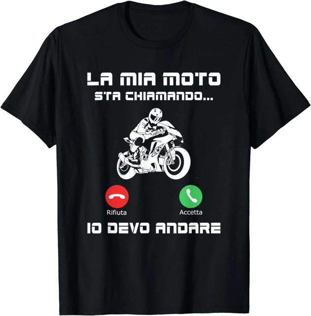 Motociclo Moto Da Corsa I La Mia Moto Sta Chiamando Maglietta