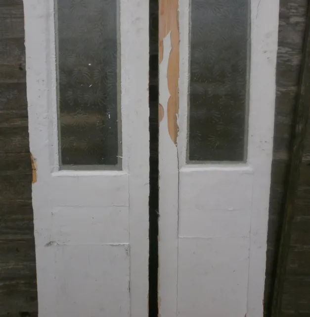 Antique front door side panels 9