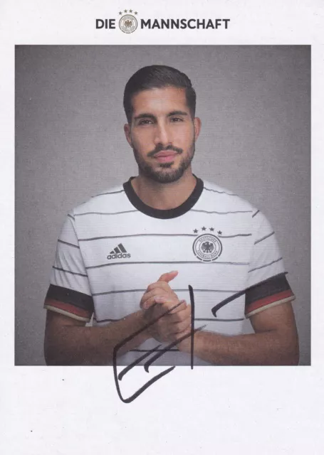 Emre Can -  Autogramm DFB 2020 - 2021  - 2022 - original - Borussia Dortmund