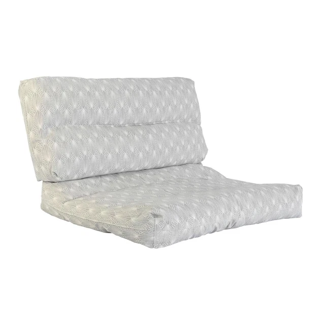 Coussin DKD Home Decor De Sol Aluminium Blanc Vert Gris clair Bambou (120 x 80 x