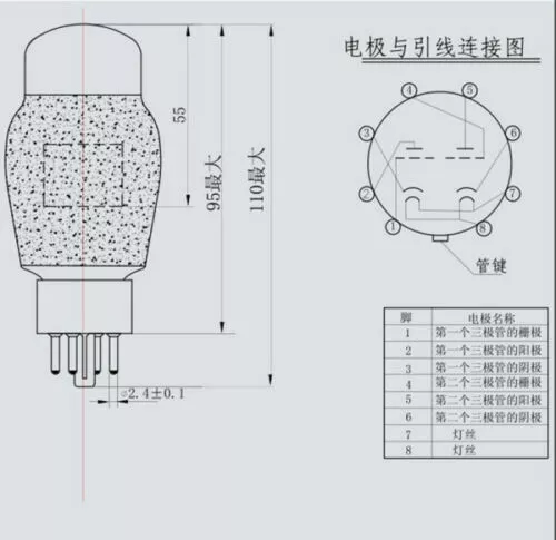 Original Shuguang Treasure CV181-Z Audio Vacuum Tube Replace CV181 CV181-T 6SN7 3