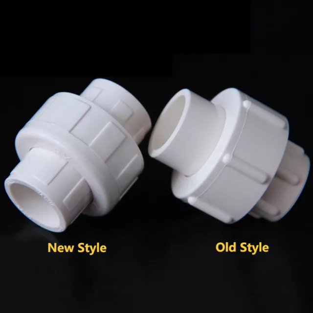 PVC Metric Plumbing Fittings Pipe For Aquarium Fish Tank Pond Solvent Weld White