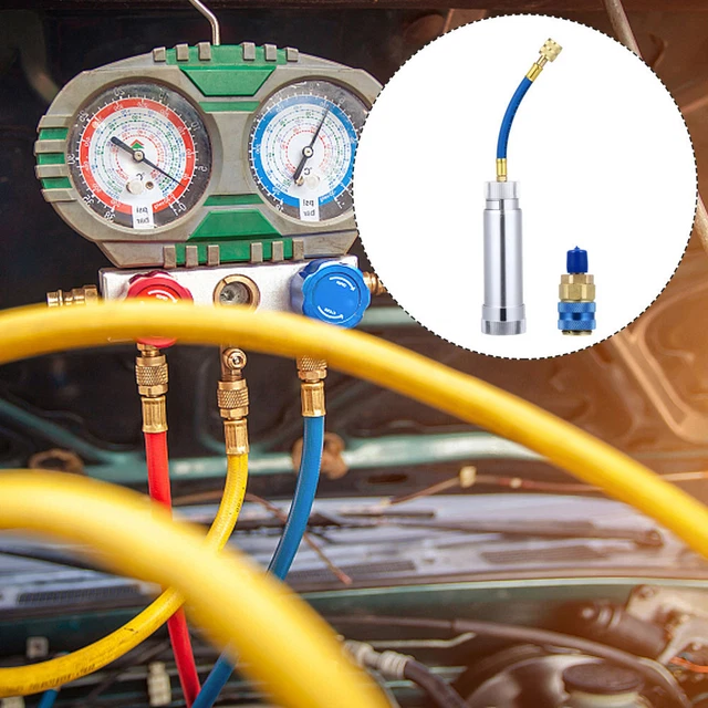 AIR CONDITIONING DYE Injector Oil Filling Tube Conditioner Ac for Car