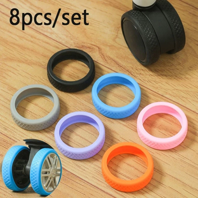 Reduce Noise Suitcases Wheel Protection Rings Trolley Box Casters Cover  Travel