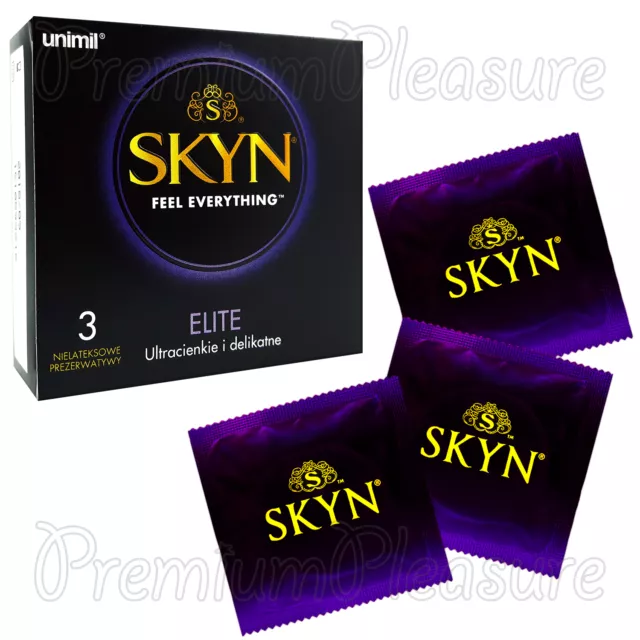 Skyn Elite Ultradünn Latexfreies Kondome Natur Gefühl 10 Verpackung Mit 30